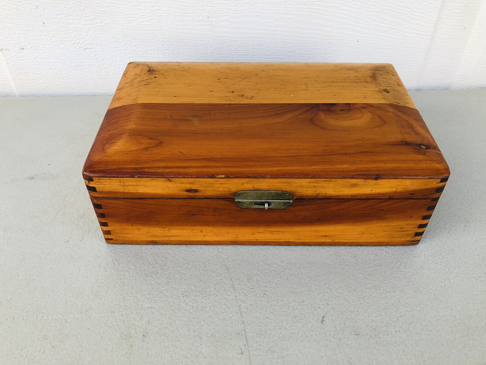 Antique S.S. White Dental Dovetailed Wooden Box