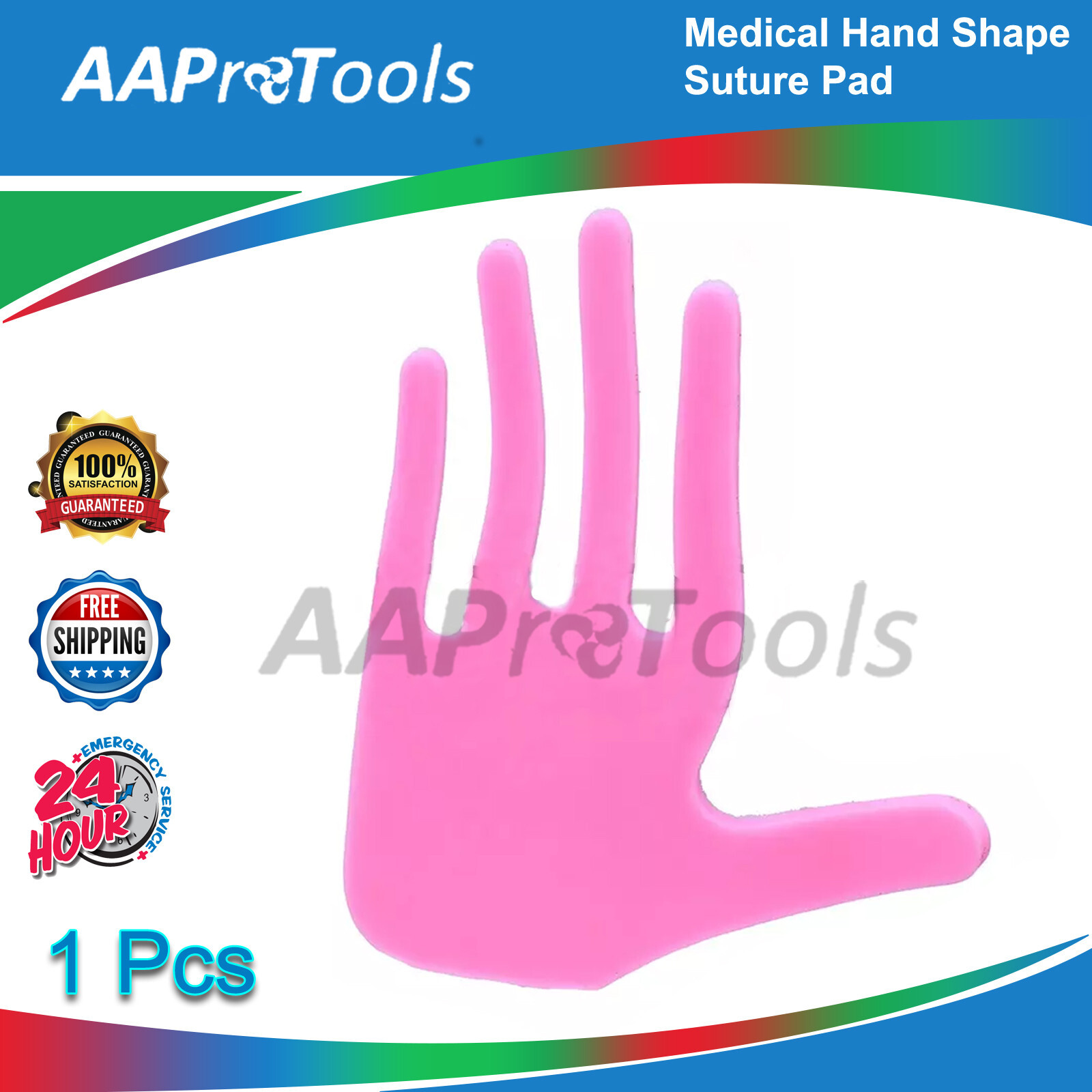 New Suture Practice Pad Plain Hand Shape Silicon Skin Training Pads For Students