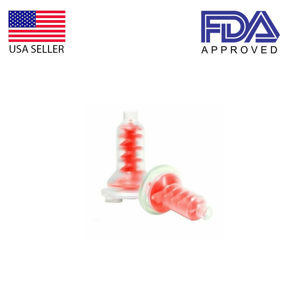 Red Dynamic Penta Dental Impression mixing tips for 3M ESPE
