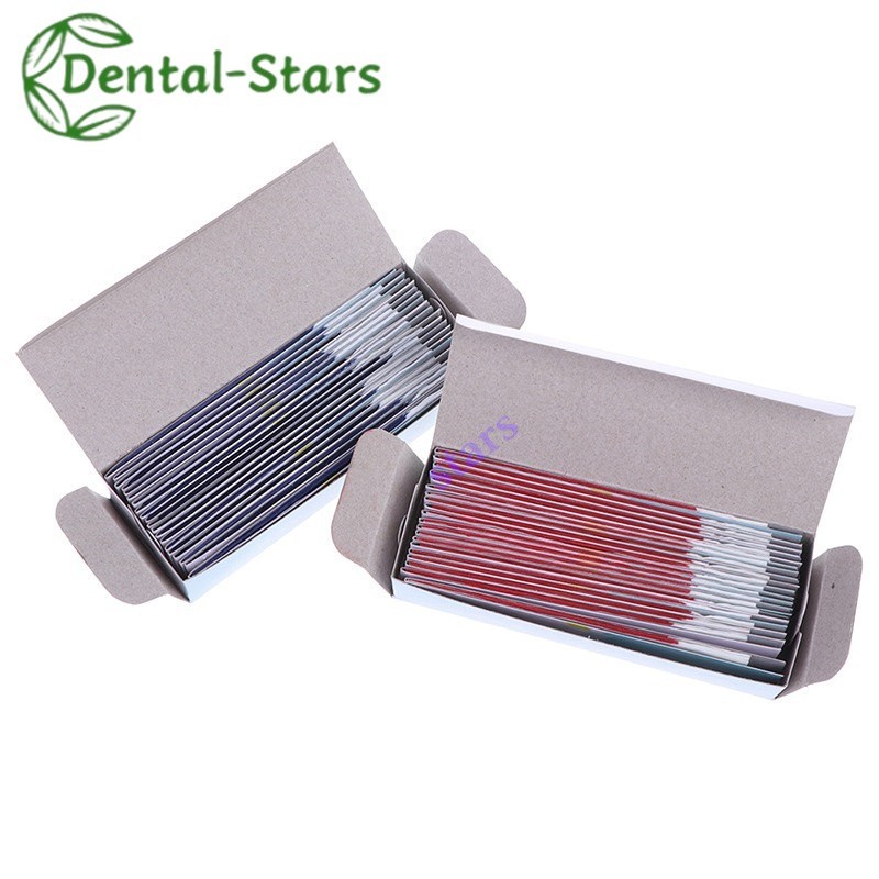 200 Sheets Dental Articulating Papers Double Sided Strips Teeth Care Red/Blue