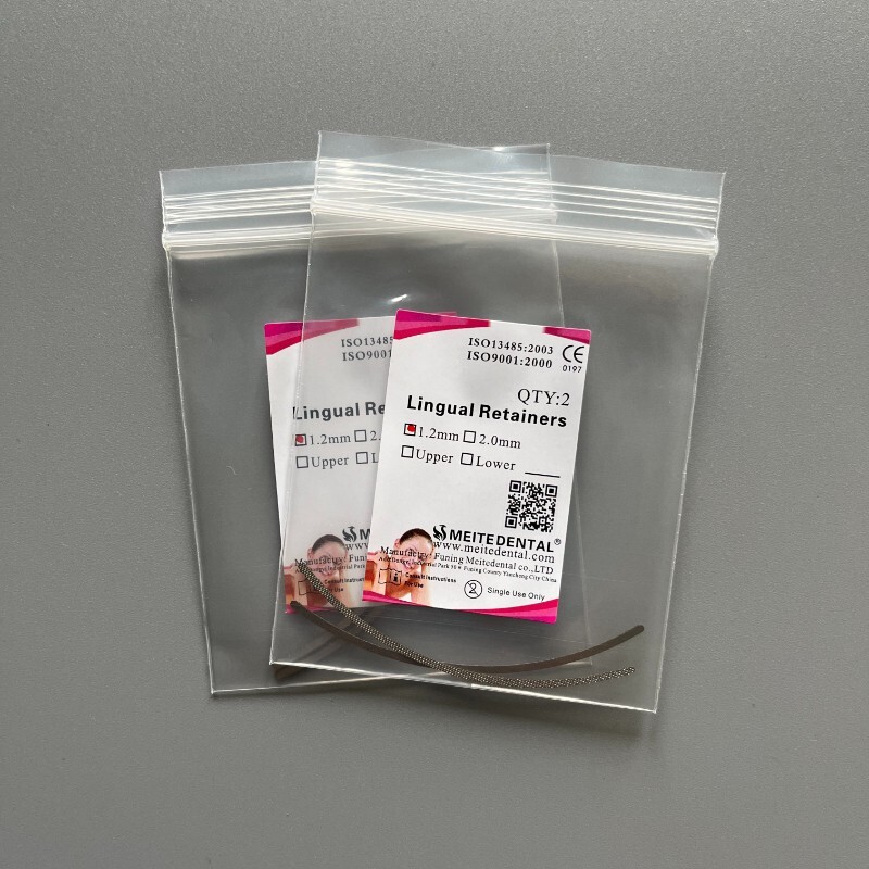 20Pcs Dental Orthodontic Lingual Retainers Mesh Base 1.2mm Universal Lingual