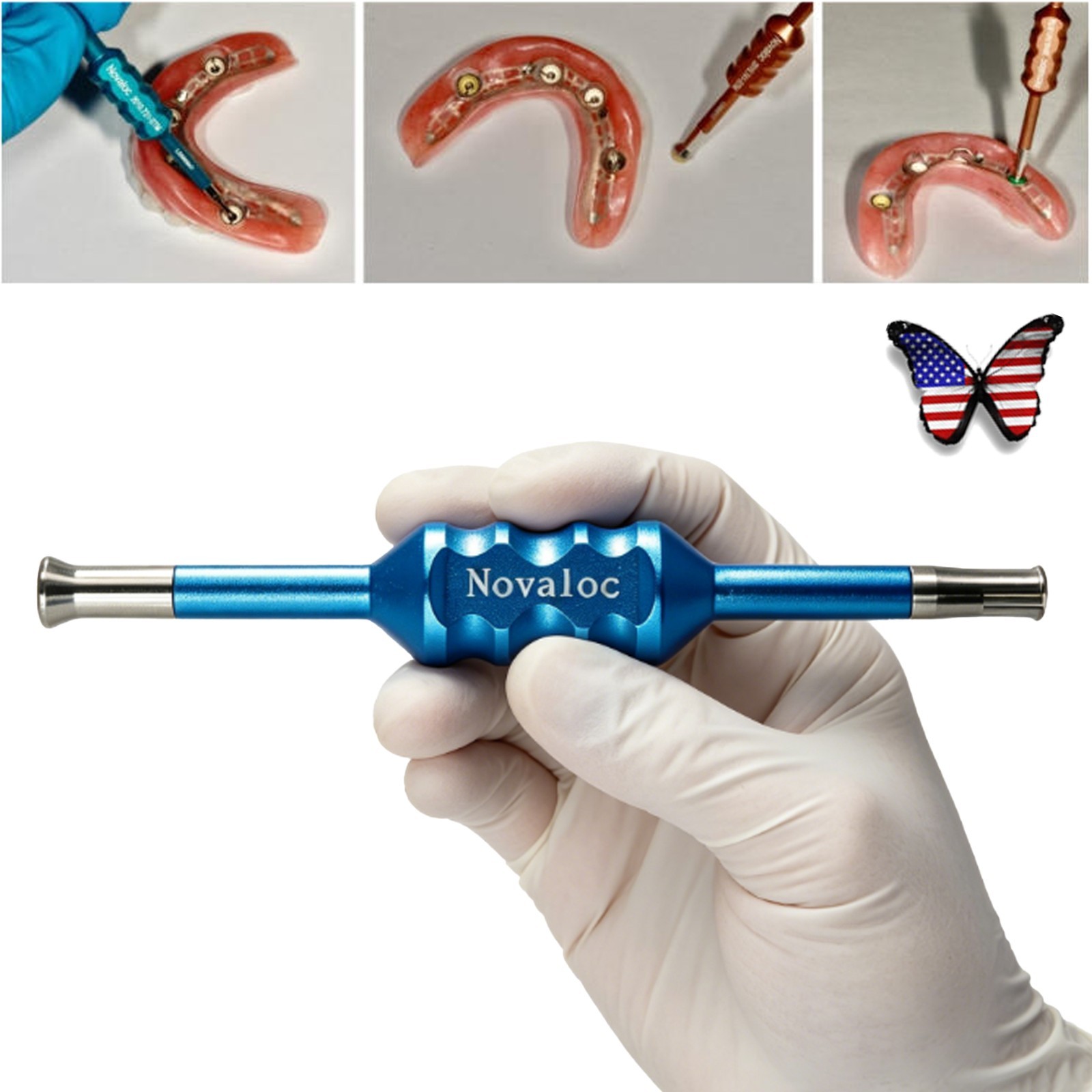 US Dental Novaloc & Locator Core Tool Mounting & Demounting Instrument Retention