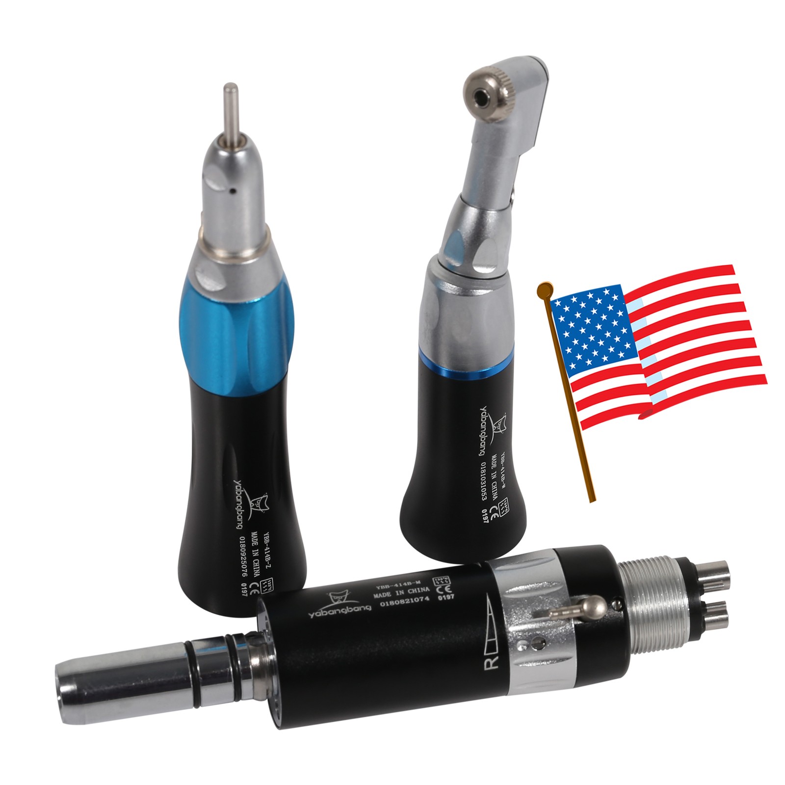 Dental low slow speed straight handpiece/ contra angle/air motor 4H NSK style CA
