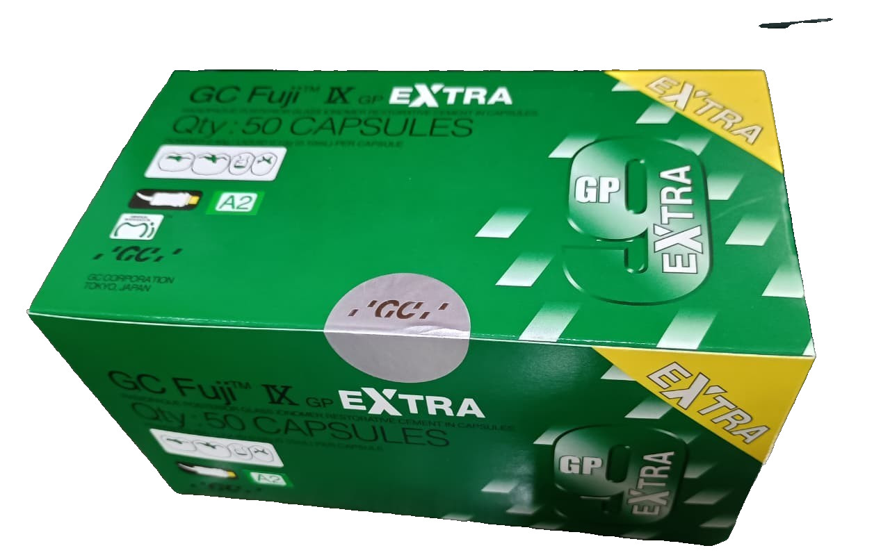 GC Fuji IX GP Extra Capsules A2 Shade 50 Pack Dental Cement Free Shipping