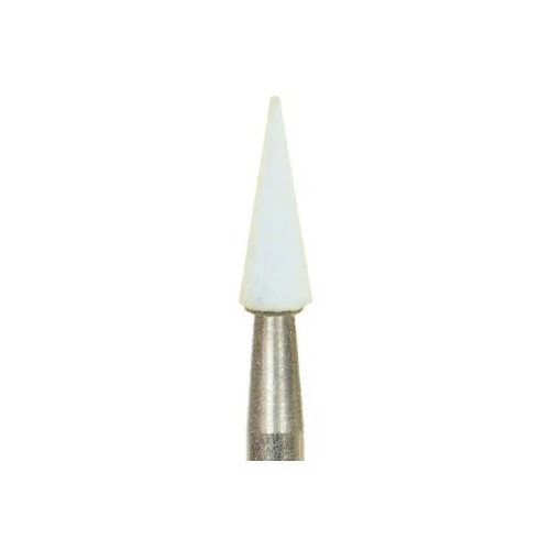 Shofu Dental 0201 Dura-White Aluminum Oxide Stones HP CN1 Pointed Cone 12/Bx