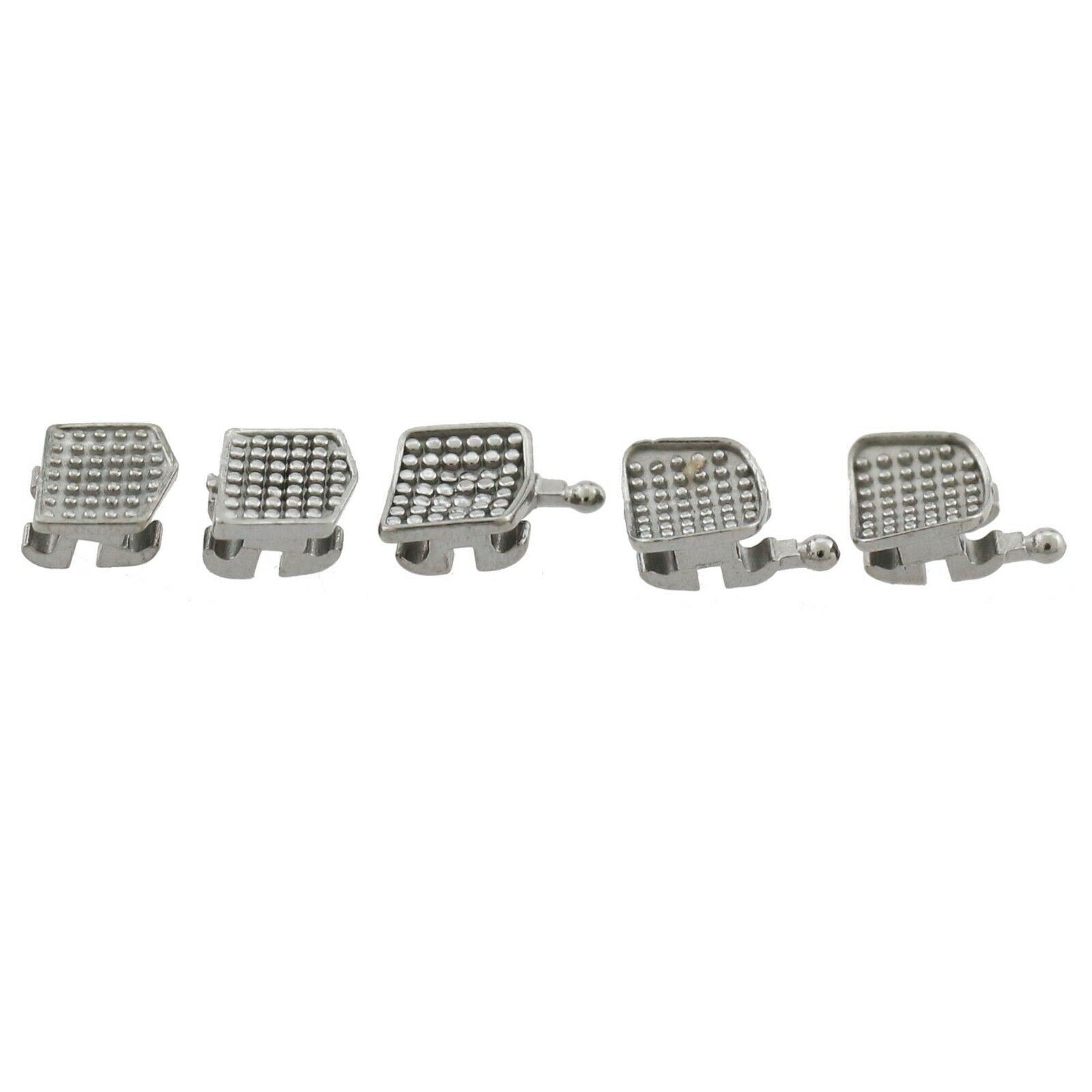 Dental Orthodontic Brackets Braces Metal Mini Roth MBT Slot 022 018 Hooks 345