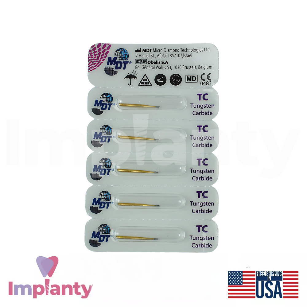 MDT Dental Metal Crown Cutters FG Carbide Burs Removal Prosthetic Materials