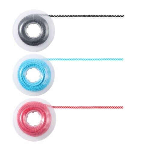 1 Roll Dental Orthodontic Elastic Power Chain Rubber Bands Long/Short/Continuous