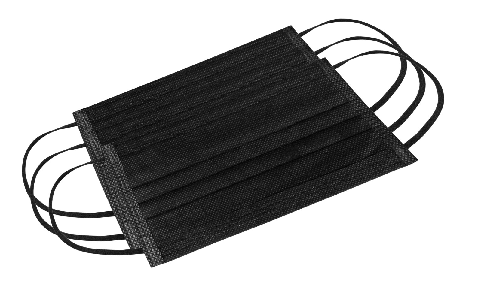 3 Ply iMask 100 Pcs Non-woven Earloop BLACK Face Mask ASTM Level 3 BFE&PFE ≥98%