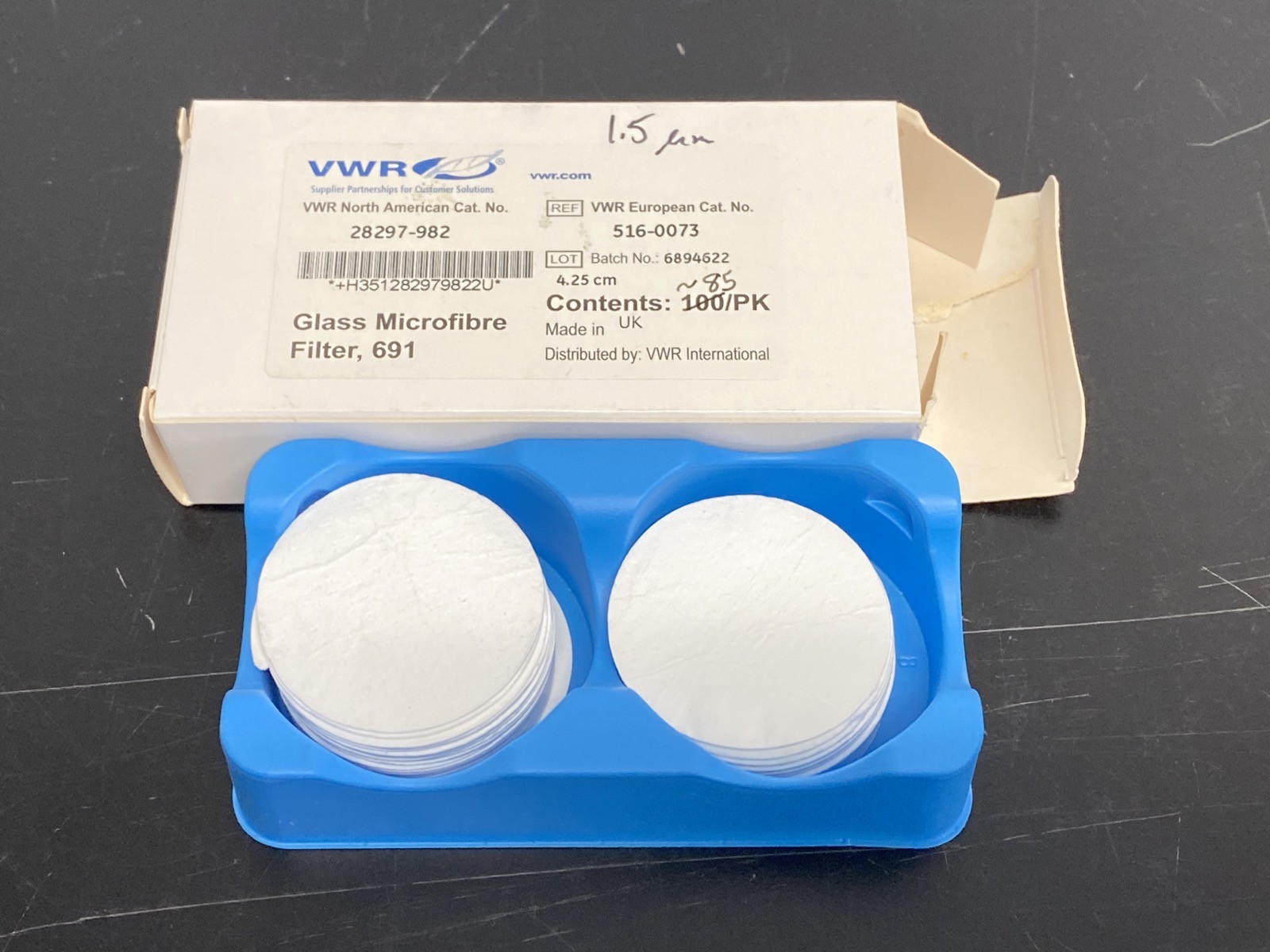 Lot of Powder & Glass Filter Paper Grade 691 696 Size 4.25cm 11cm 90mm 4.3×5.75″