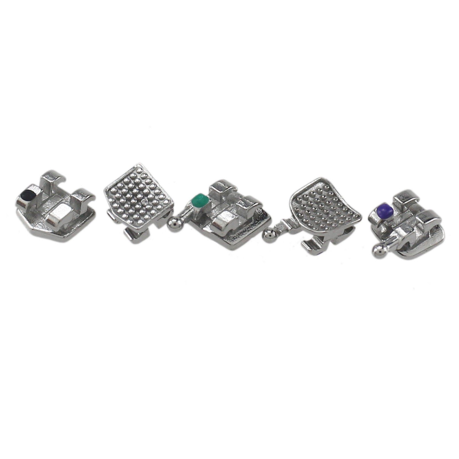 Dental Orthodontic Brackets Metal Roth MBT 018 022 345 Hook Mini Braces MIM Twin
