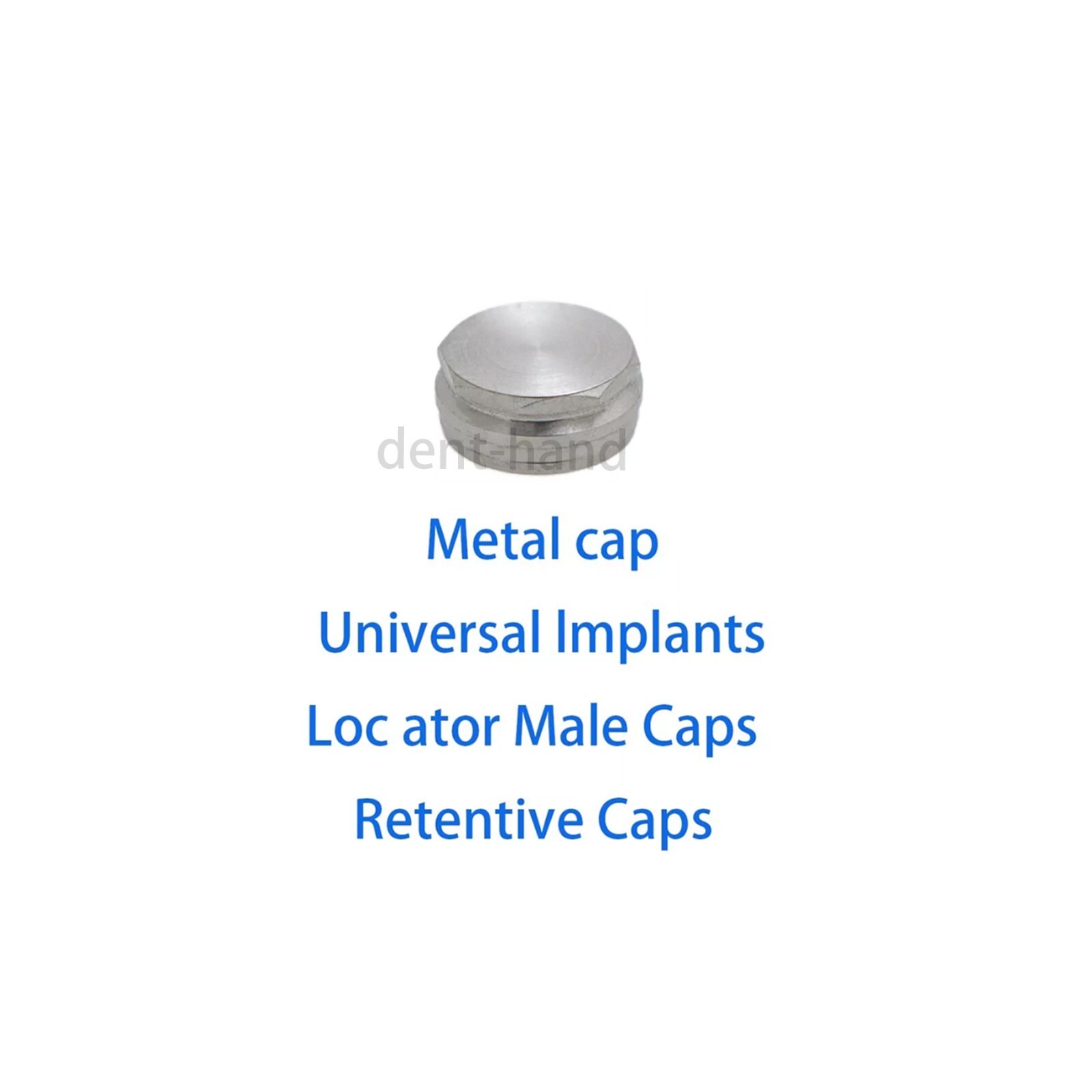 10 Pcs Dental Abutment Implant Strong Retentive Caps Inserts for Locat0r System