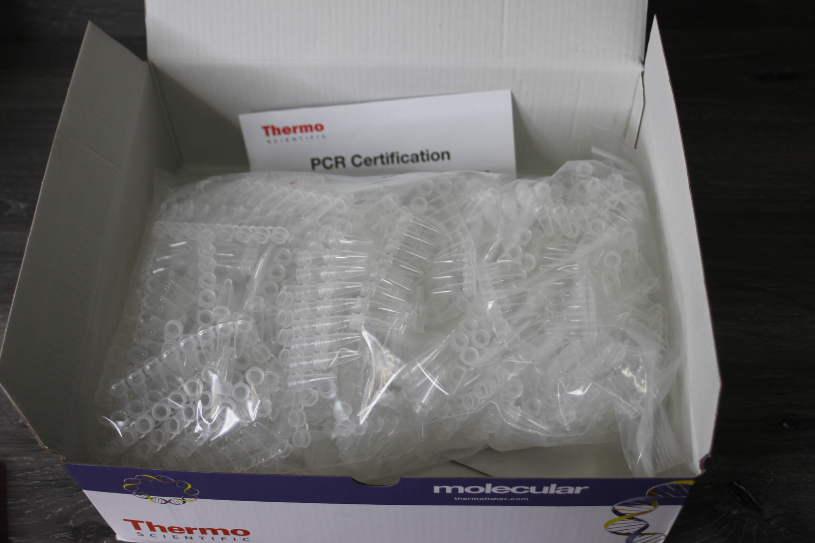 Thermo Scientific AB0264 .2ml Thin-Walled 8 Tube Strips Box of 250 PCR qPCR