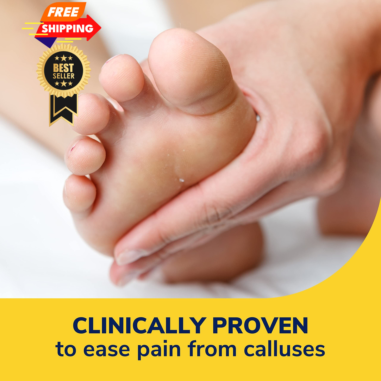 Dr. Scholl’s Callus Cushions with Hydrogel 5 Count (Pack of 1), White