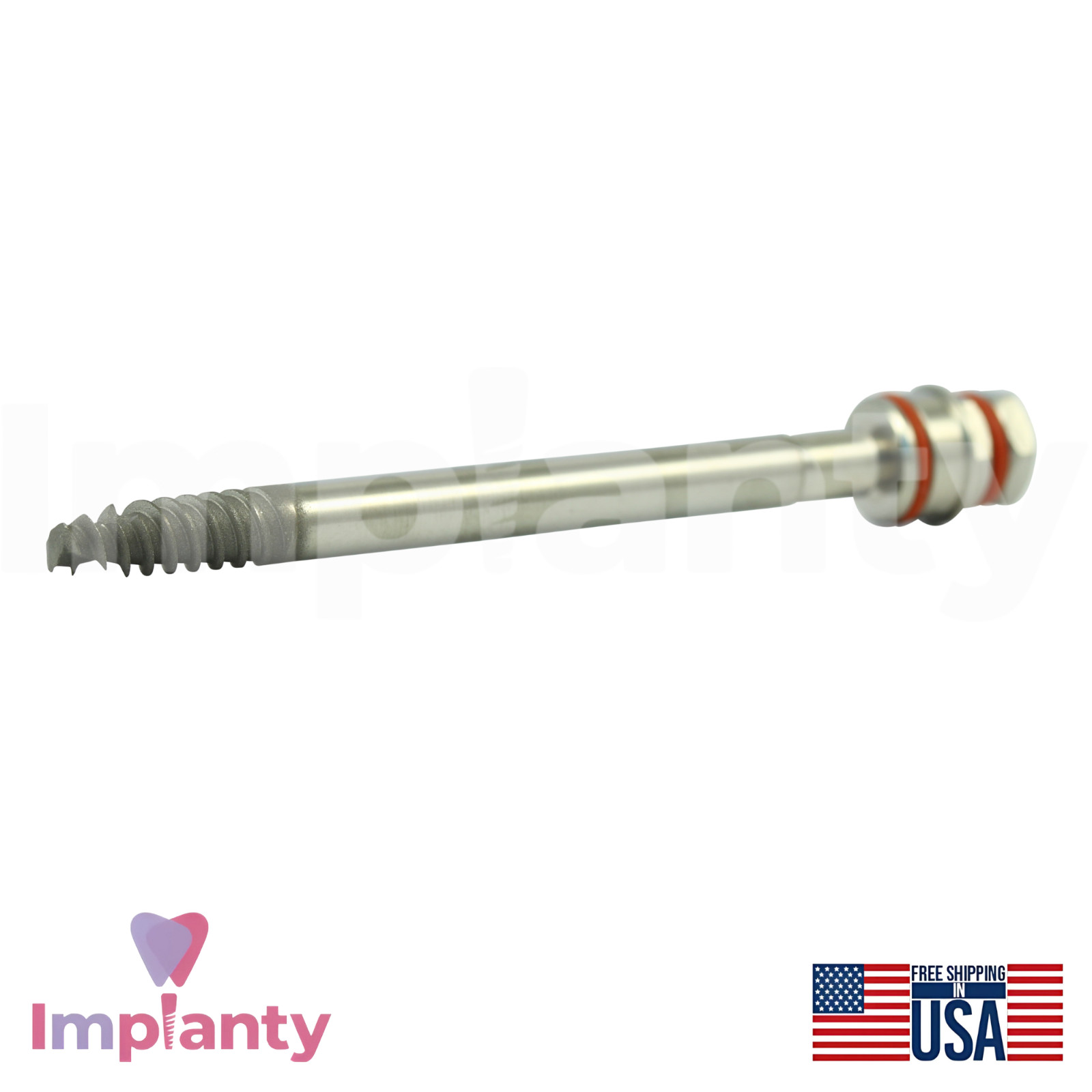 GDT ZYG Dental Fixture Ø4.2mm Diameter Titanium Int Hex 2.42mm Connection