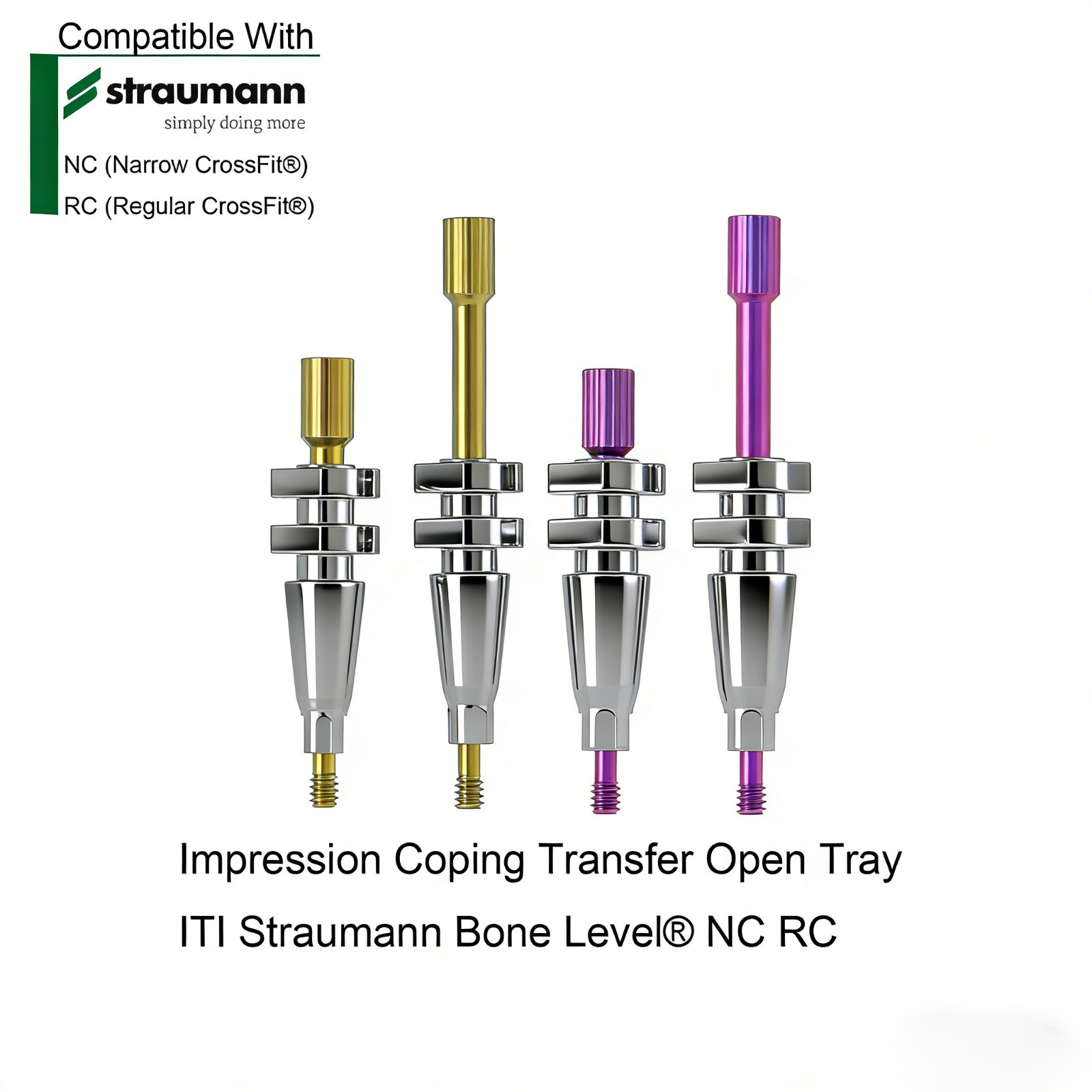 Dental Transfer Coping Open Tray Closed Tray Scan Body fit Straumann ITI Implant