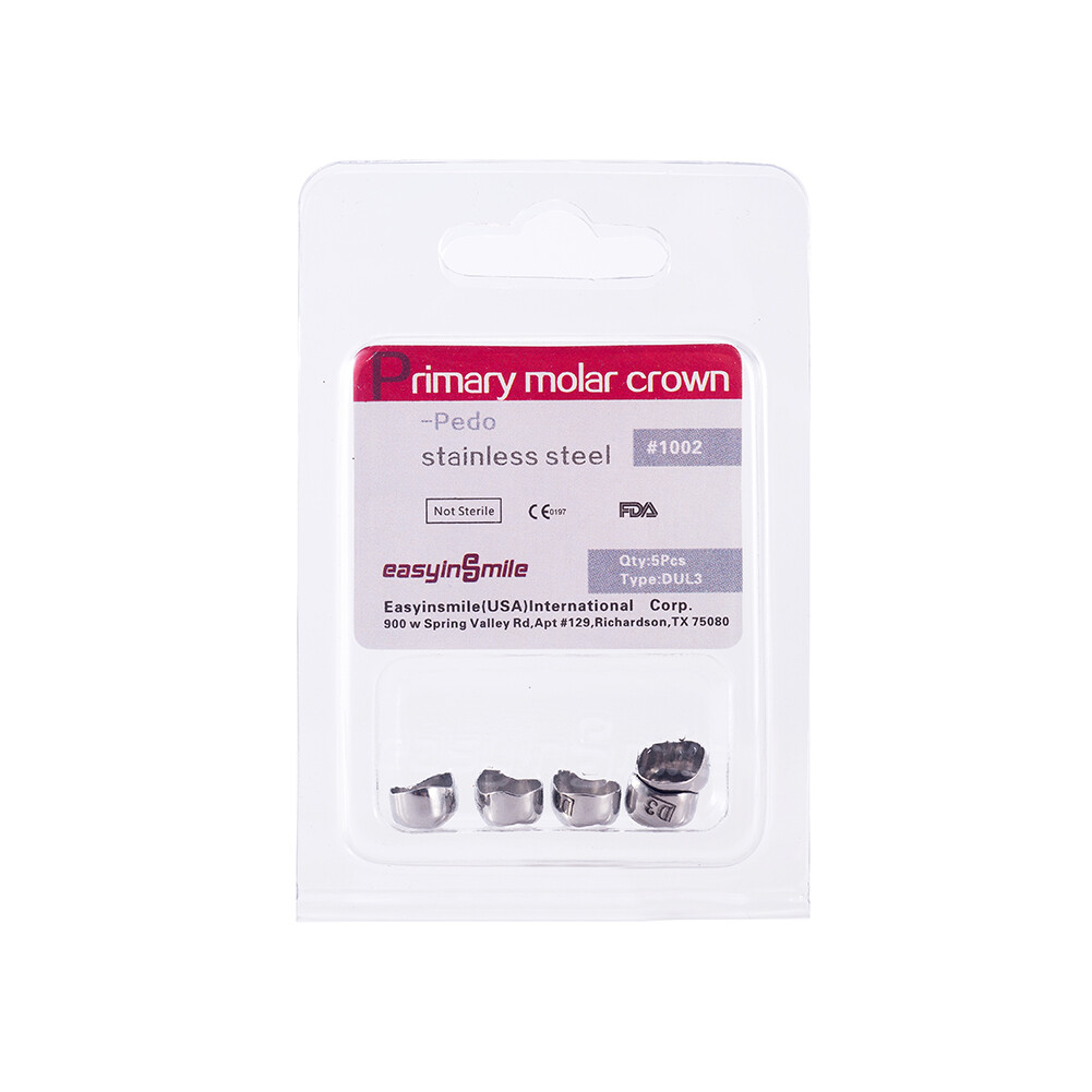 EASYINSMILE Dental Upper Left Temporary Crown Veneers Anterior Molars Teeth Caps