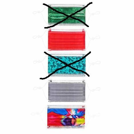 FLTR Kids General Use Face Mask, 30 Masks Includes 20 Adjustable Ear Loops. *A*