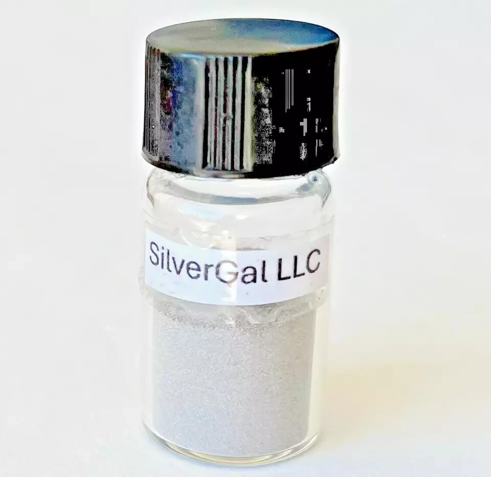 Silver 10 g ULTRA FINE .999 (nano-75μm) metal dust micron size colloidal gram