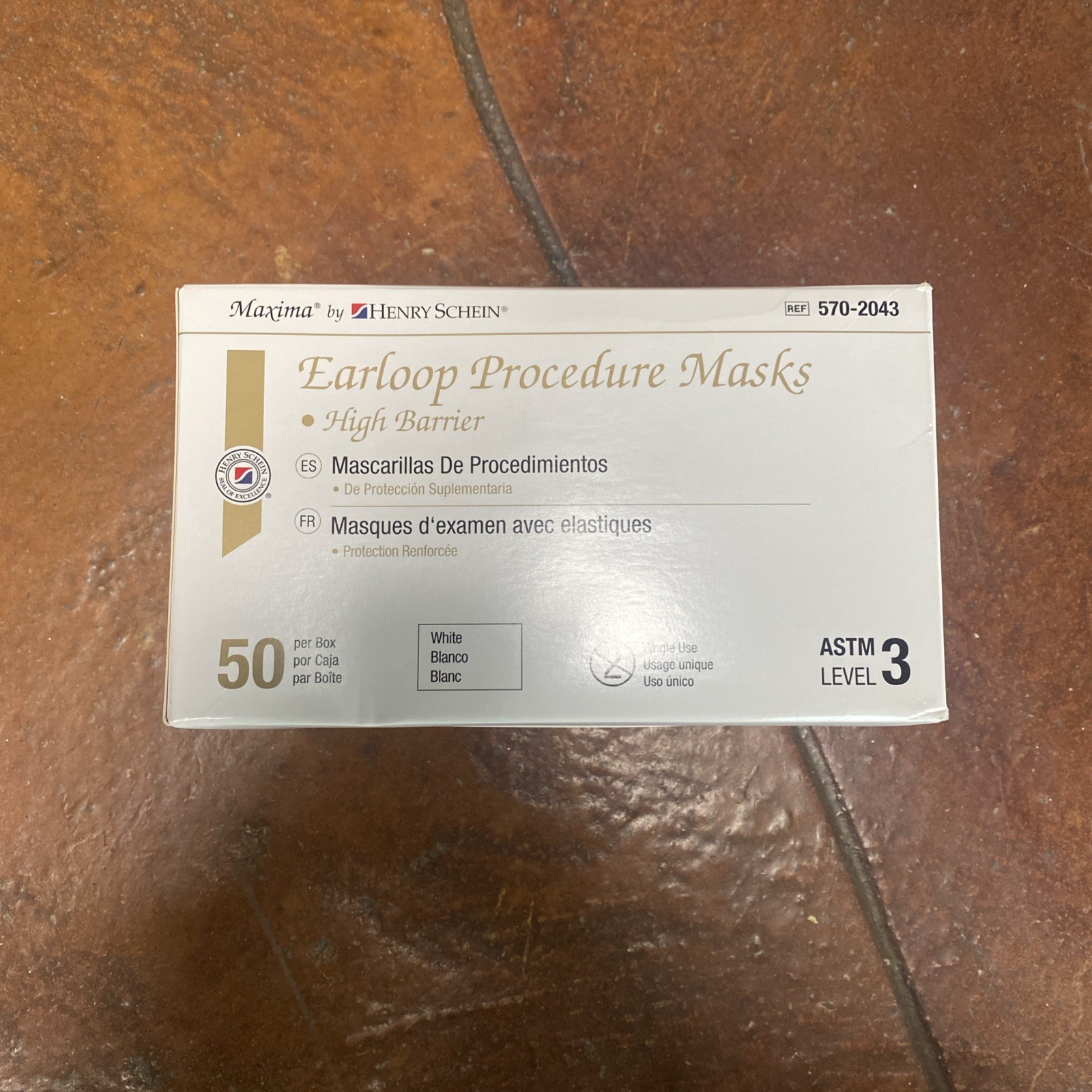 Maxima Medical Ear-Loop Procedure Face Masks ASTM Level 3 50pcs High Barrier