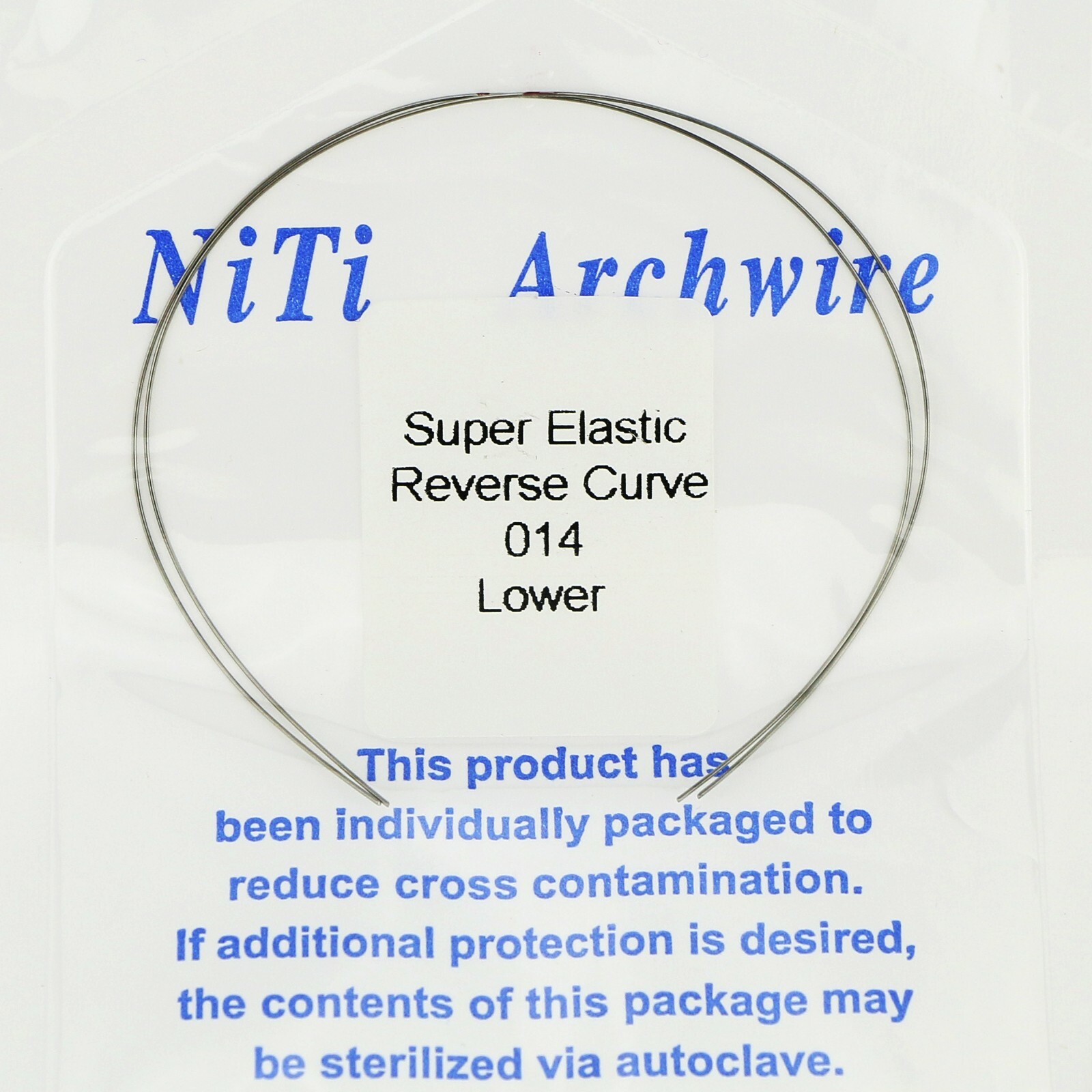 US 20 Pcs Dental Orthodontic Reverse Curve Round Niti Arch Wire Upper/Lower