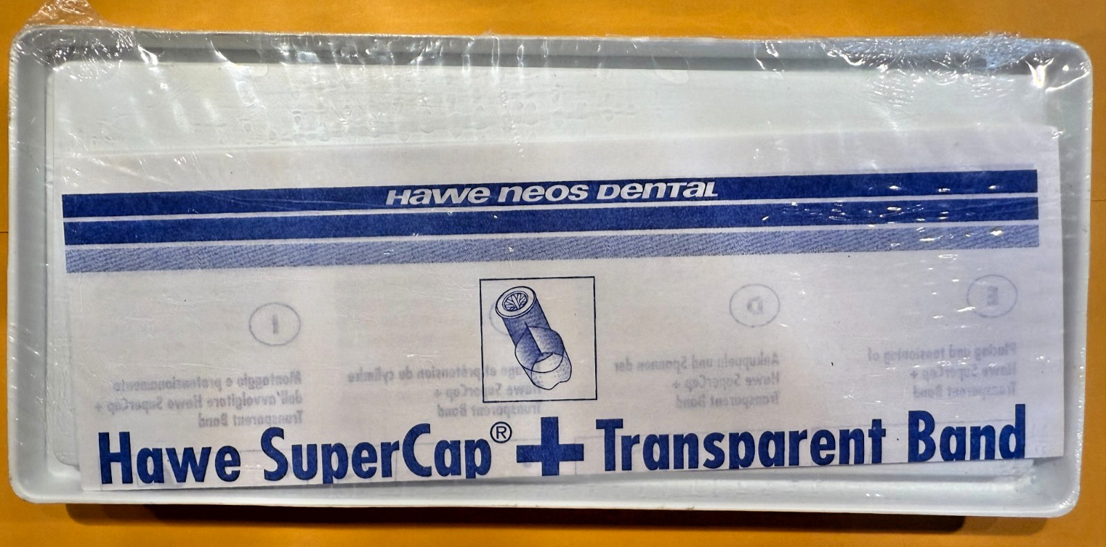 HAWE SUPERCAP + TRANSPARENT PREMOLAR BAND 50 UNITS