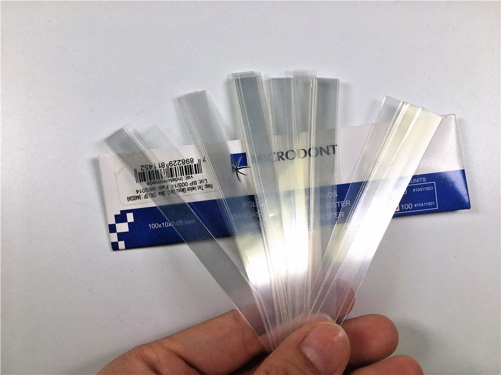 100/500pcs Dental Transparent Polyester Strip Matrix Bands Contoured Matrices
