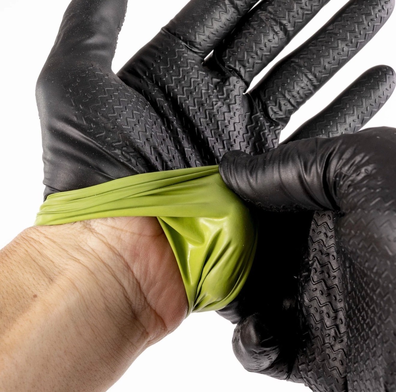 ZIG ProGrip Heavy Duty Nitrile Gloves 8 Mil Textured Grip 50 Pack