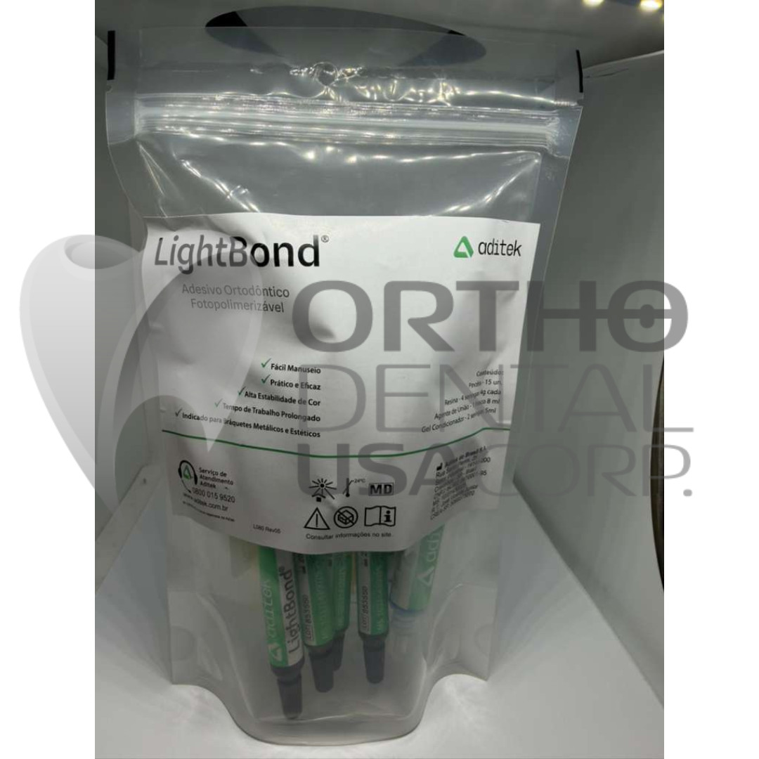 Kit 8 pcs Lightbond Orthodontic adhesive 16 gr AditekLight Bond Orthodentalusa