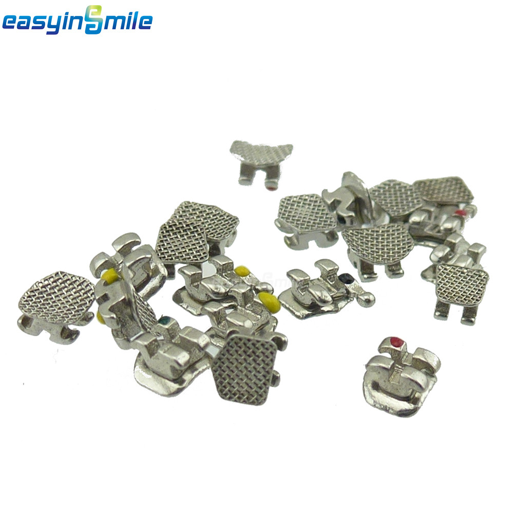 30pack Dental Orthodontic MINI Metal Bracket Braces MBT/ROTH 022 3Hooks/345Hooks