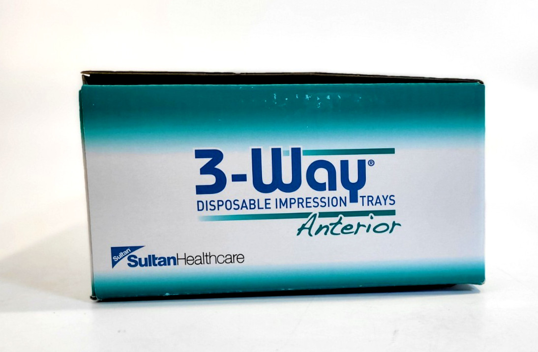Sultan 3-Way Disposable Impression Trays Anterior REF AD33001 35/Box