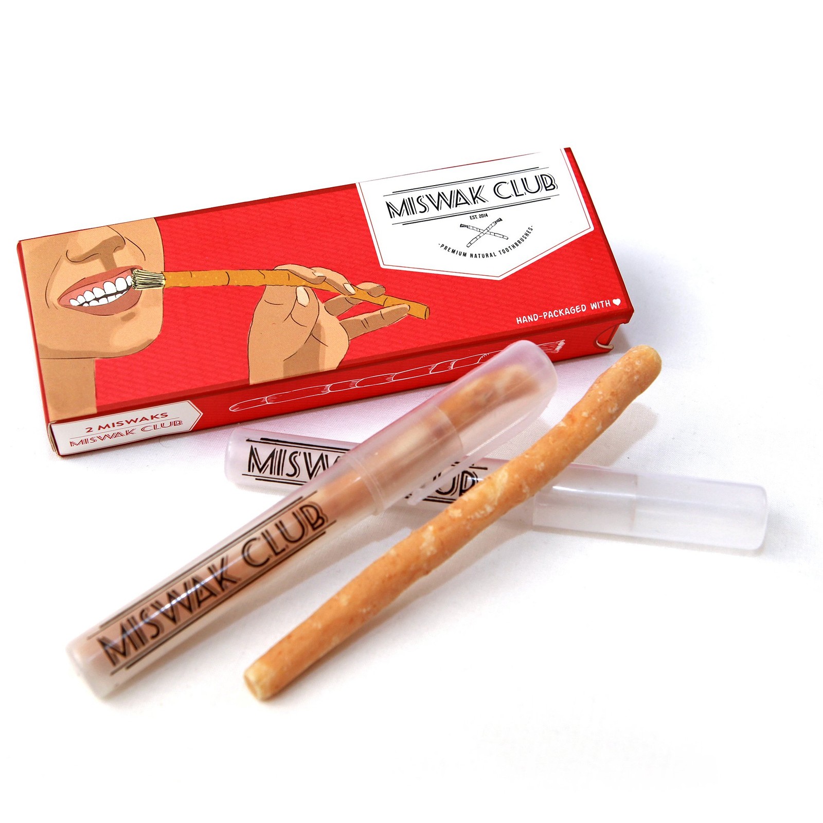 Miswak Club Natural Teeth Whitening Kit/Natural 1 Count (Pack of 1)
