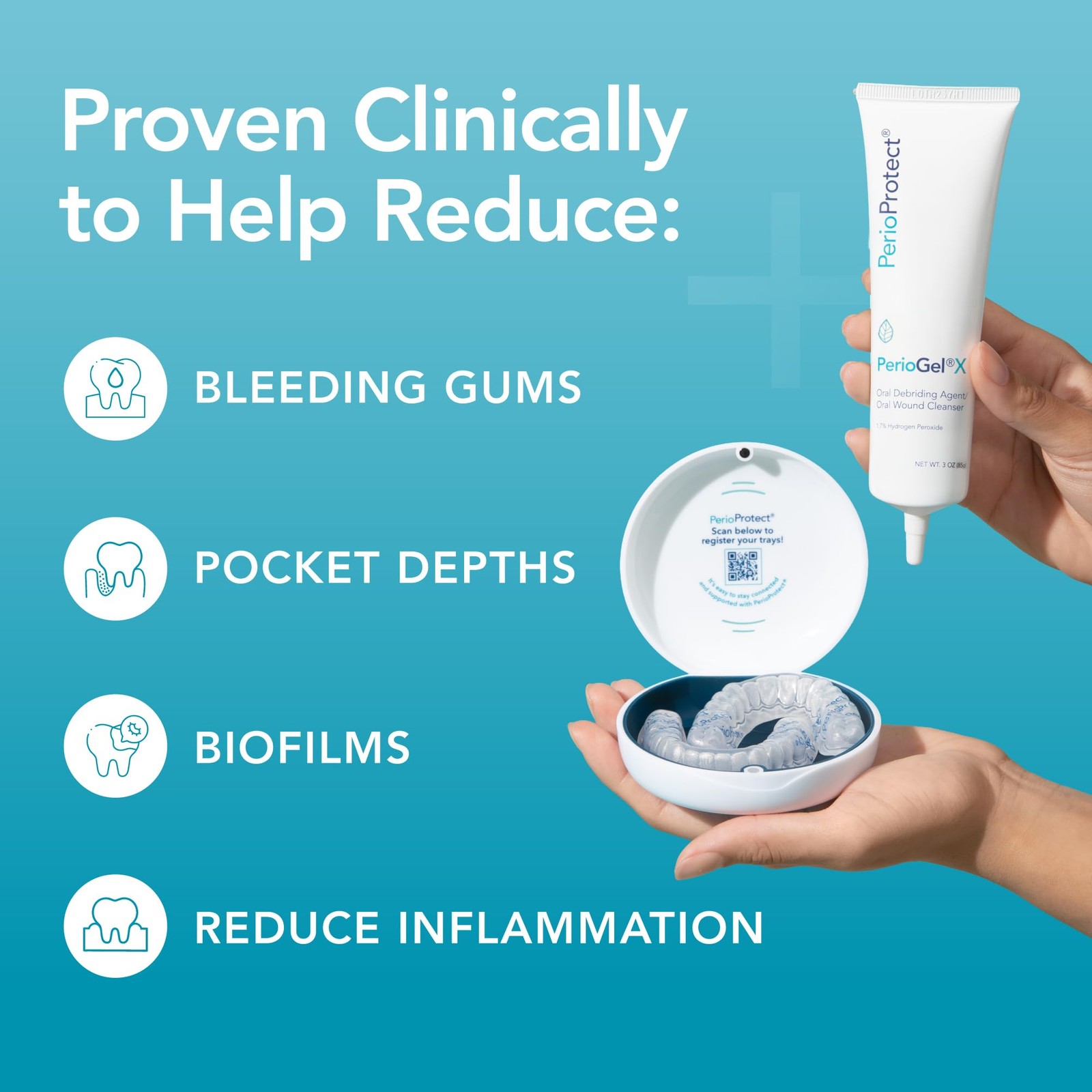 PerioGelX | Periodontal Treatment for Teeth | Promotes 3 Fl Oz (Pack of 1)