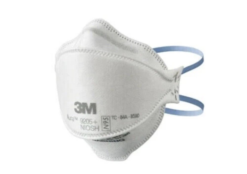 3M N95 Aura 9205+ 60 MASKS NIOSH Approved N95 Particulate Respirator Face Masks