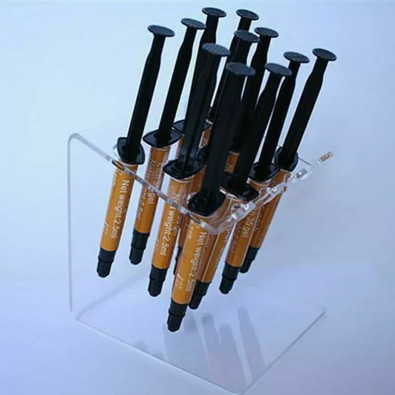 1 Pcs Resin Dental Composite Syringe Acrylic Organizer Frame Holder Transparent
