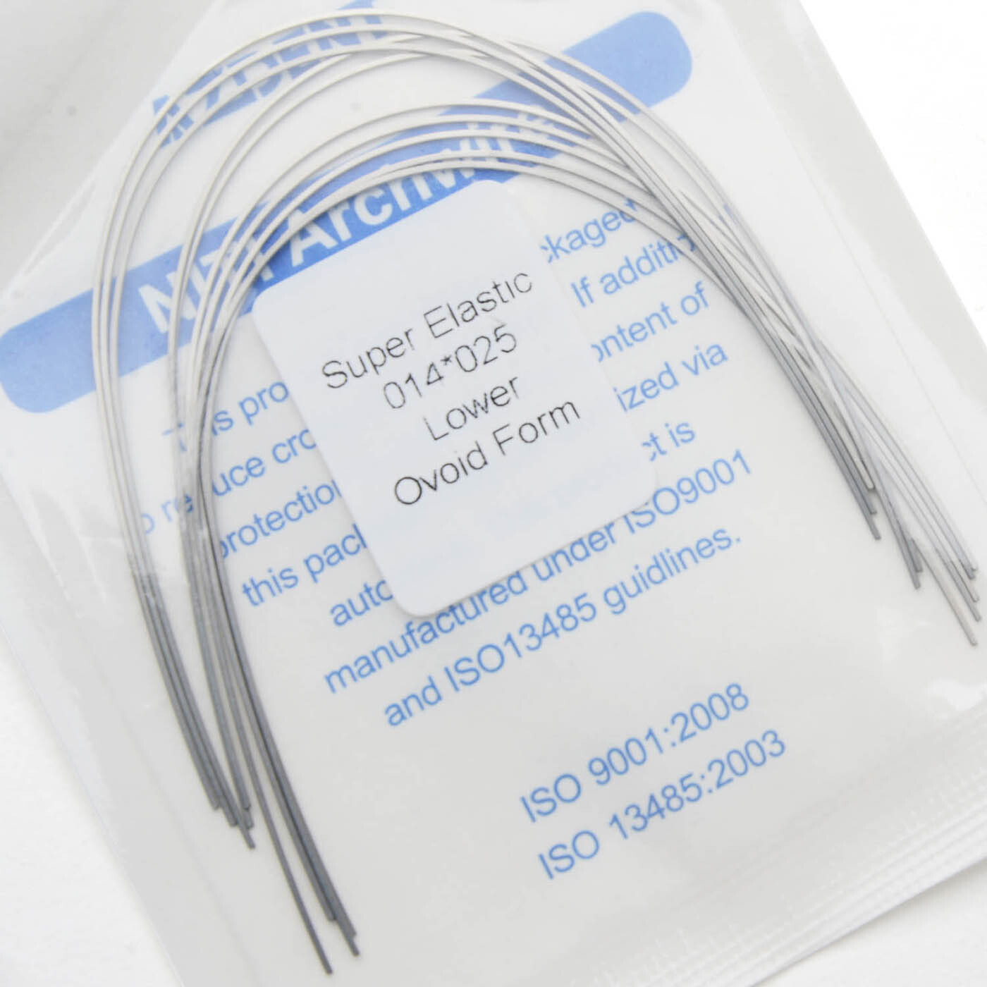 AZDENT Dental Orthodontic Super Elastic Niti Rectangular Arch Wire Ovoid/Nature