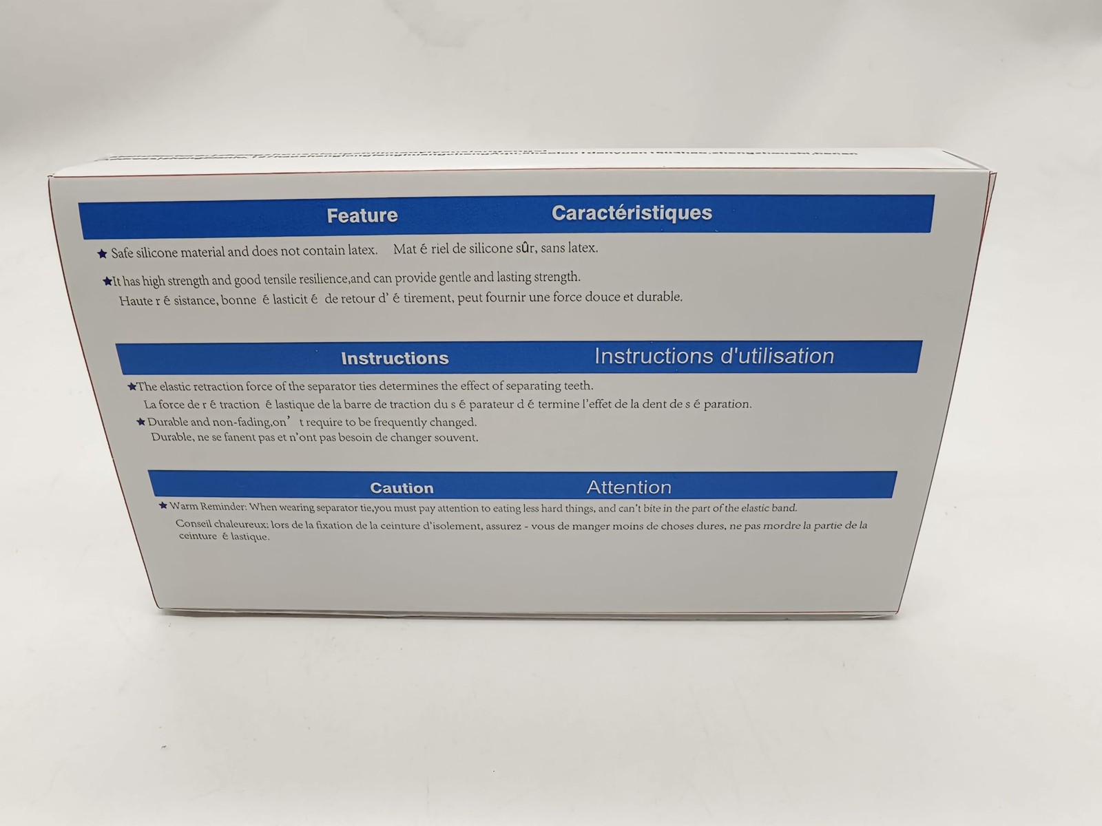 Angzhili 1000pcs/bag Dental Orthodontic 1000 Count (Pack of 1), blue