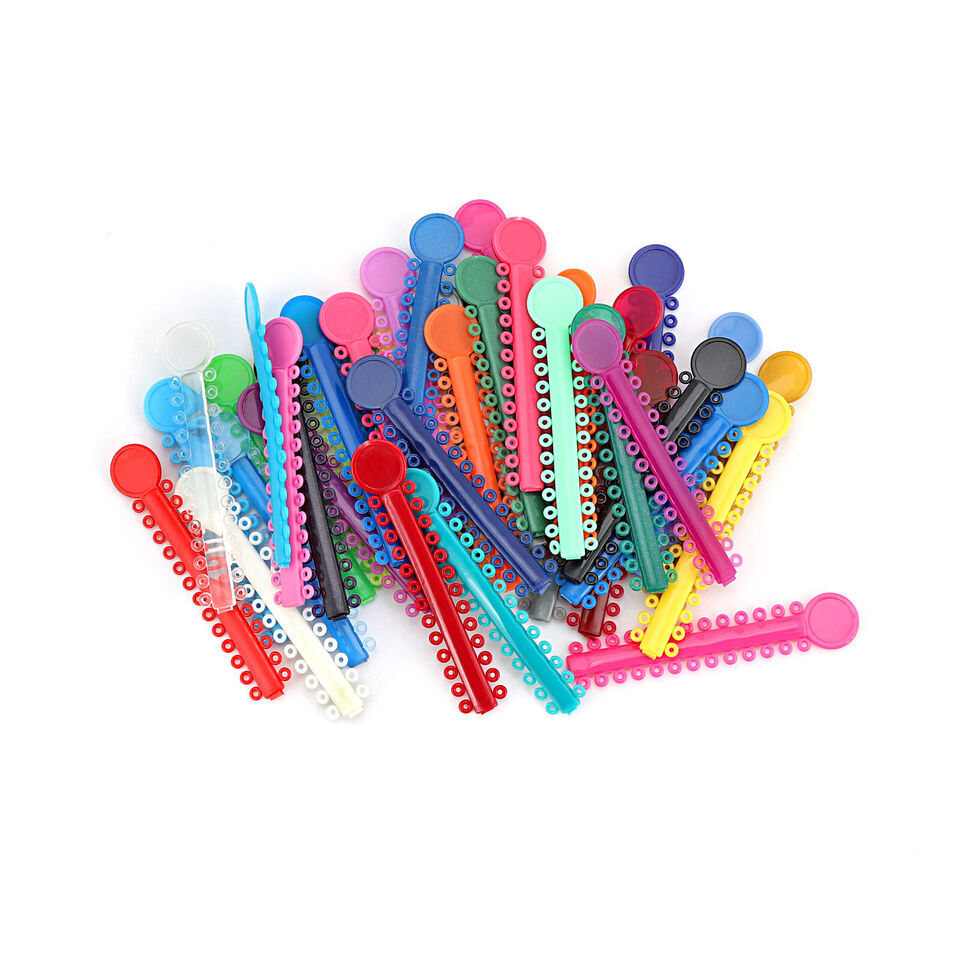 1040pcs Dental Orthodontic Ligature Ties Braces Elastic Rubber Bands ORA
