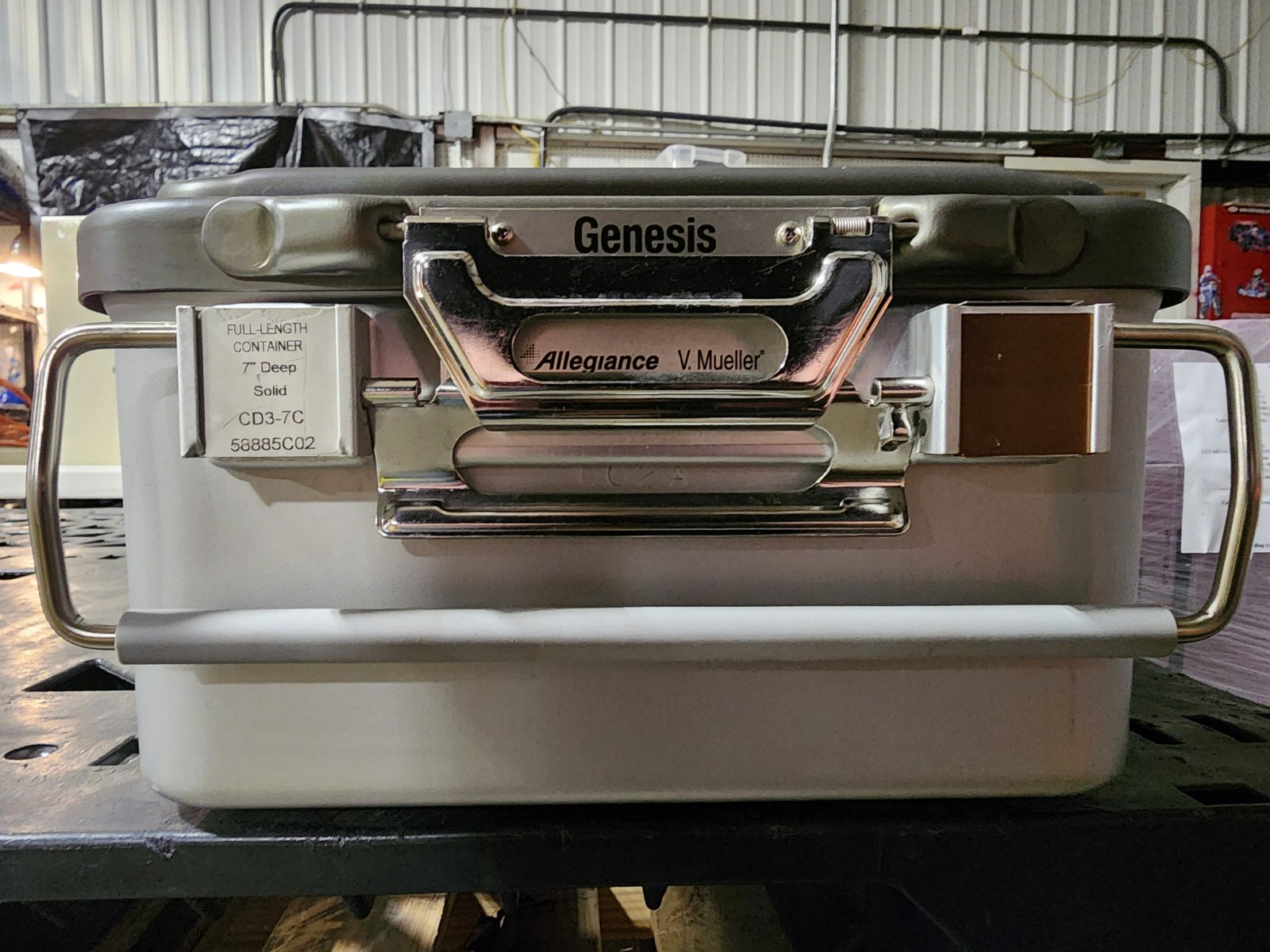 V. Mueller Genesis Sterilization Container System Lot 16 Mixed Sizes 3″–7″