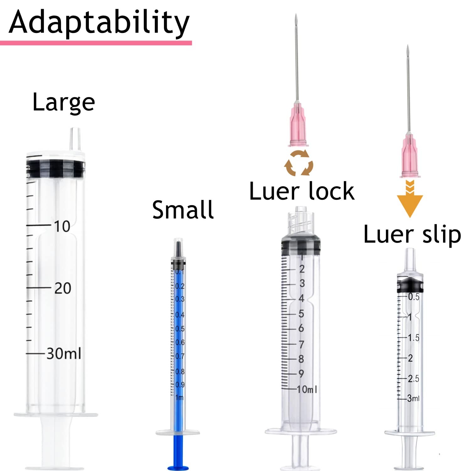 20 Pcs 18Ga 1.5 Inch/38mm Lab Dispensing Needle Luer Lock, 18Ga-1.5Inch