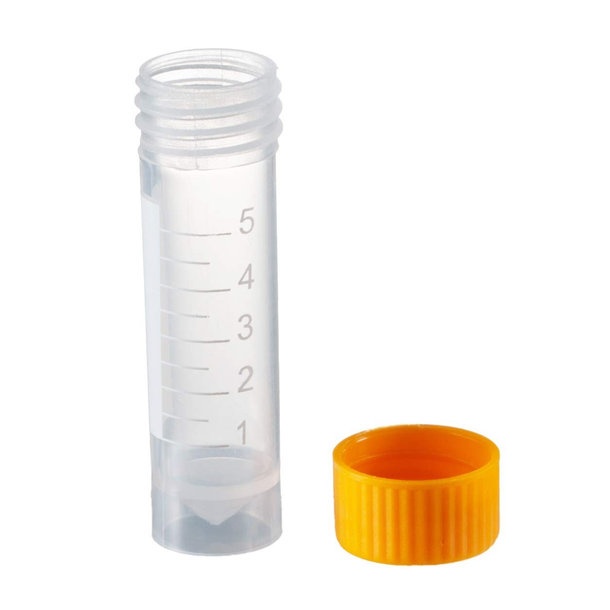 Durable 5ml Flat Bottom Plastic Vials with Screw Caps – Ideal for Solid & Liquid