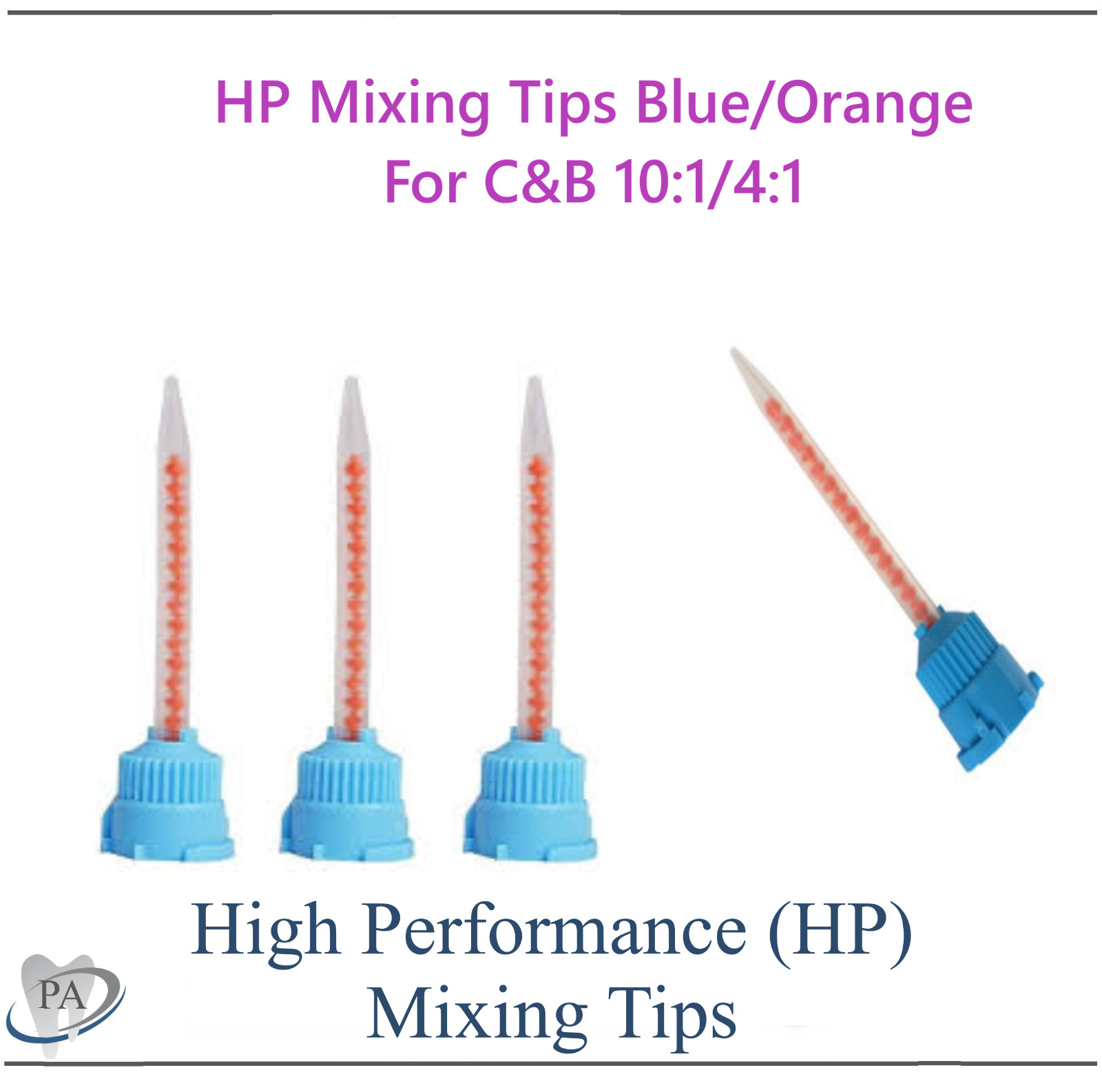 Dental Fine Mixing Tips For Luxatemp Integrity For 10:1 or 4:1 Ratio Cartidges