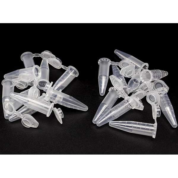200-1000pcs 0.5ml-10ml Plastic Micro Centrifuge Tubes Lab Supply with Scale