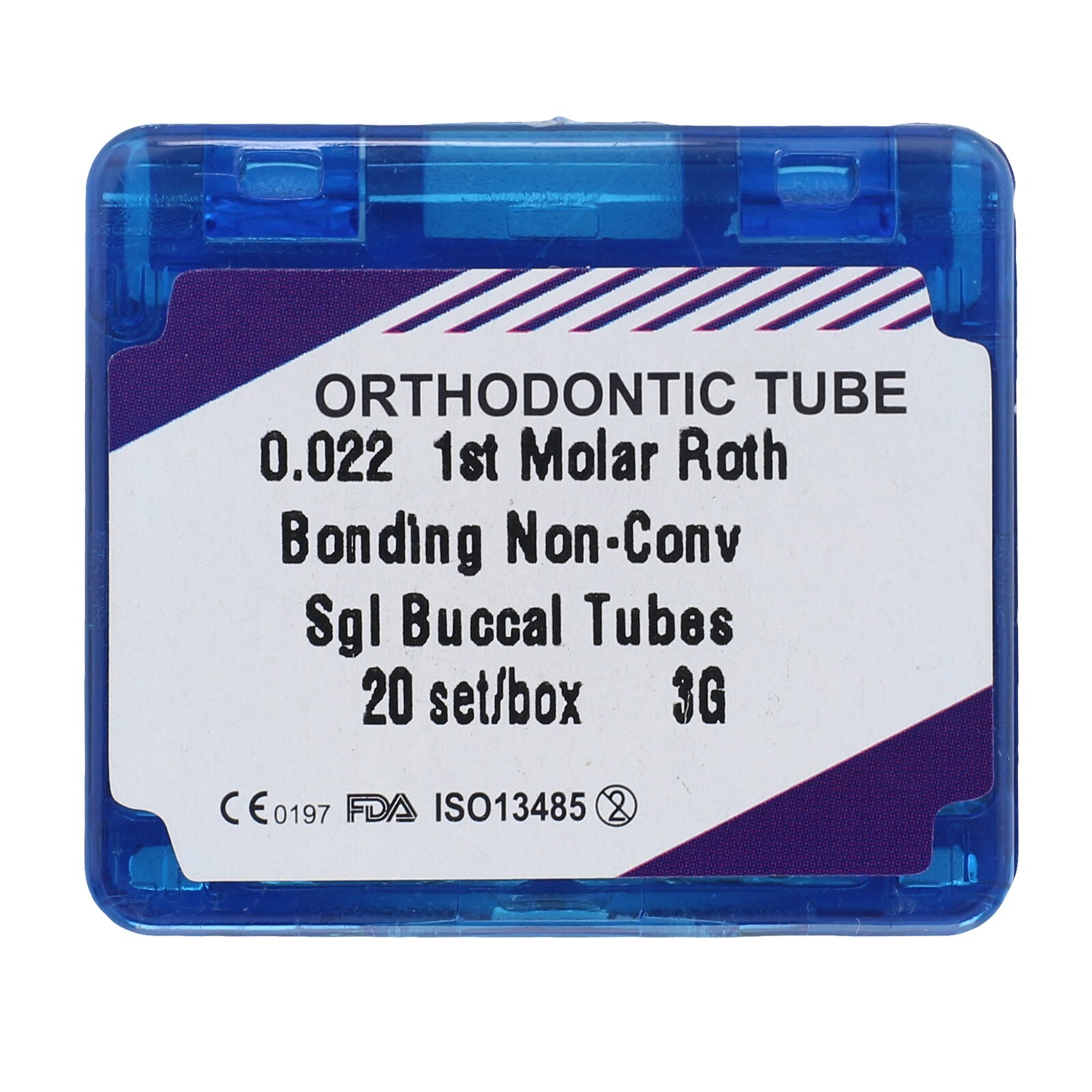 80pcs Dental Orthodontic Buccal Tubes 1st 2nd Molar Roth MBT 022 3G Bondable