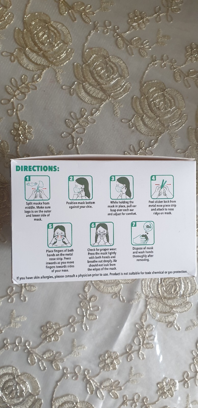 Dr. Talbot’s Disposable KN95 Cup Style Mask – Foldable – 4-Layer – 50 Masks