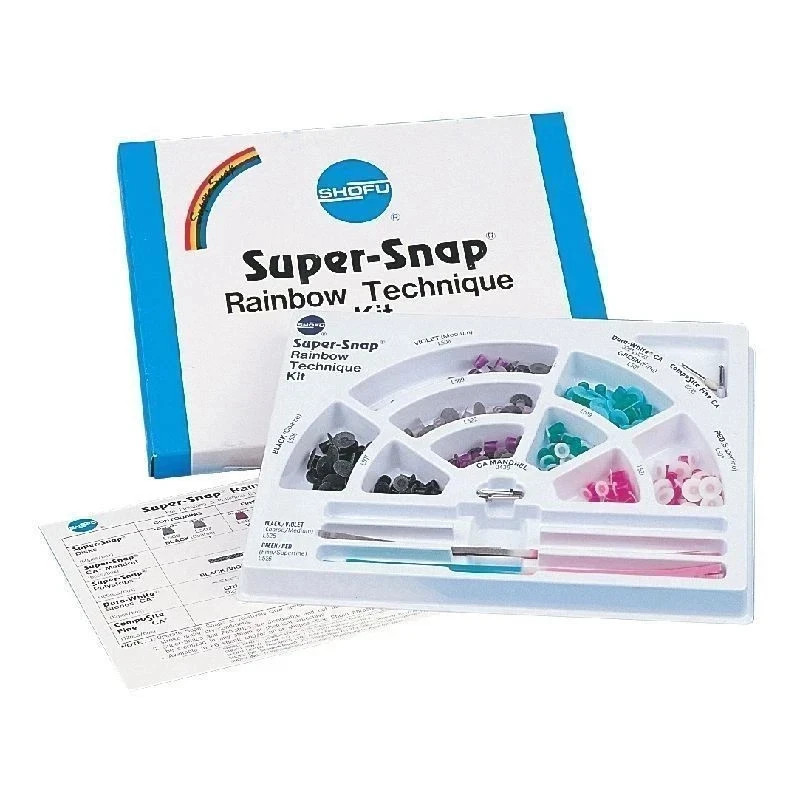 Dental Shofu Super-Snap Rainbow Technique Kit PN0500 Free II Ship