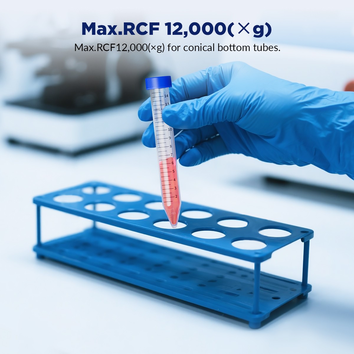 10000pc Conicial Centrifuge Tubes 15mL Clear Plastic Test Tube DN/RNase Free LAB
