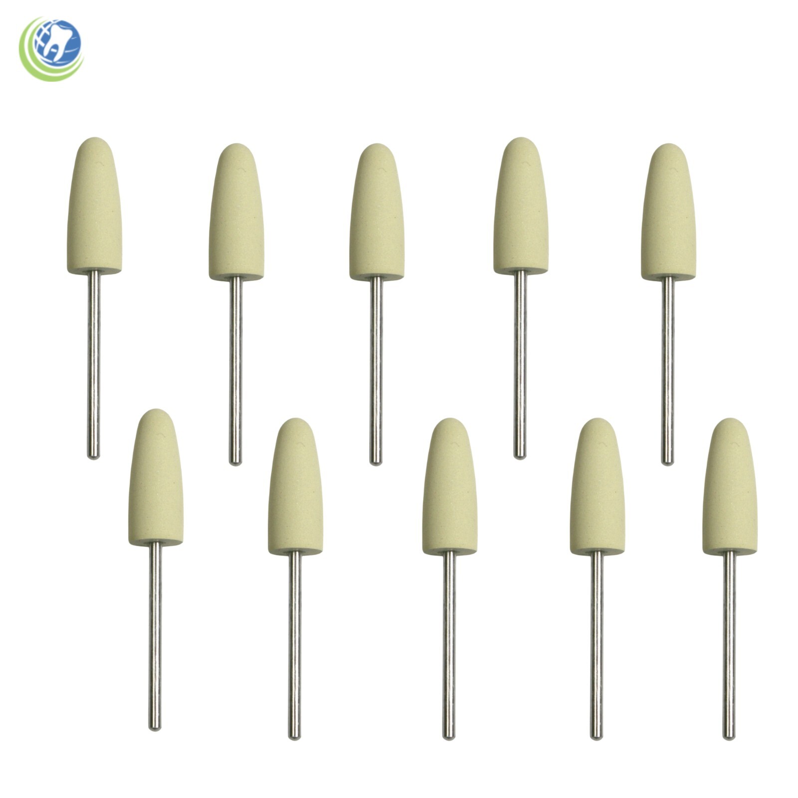 Meta BesQual Dental Silicon Acrylic Polishers HP Round End Fine Coarse XC Box/10