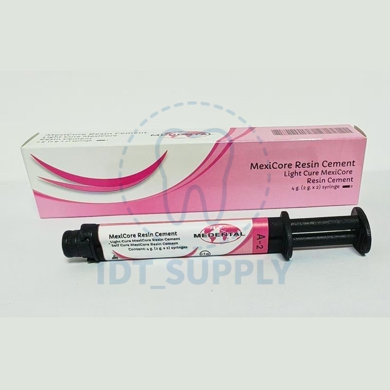 Beautiful Dentist Dual-Cure Resin Cement 4g 2 Syringes Crown Bridge Bonding