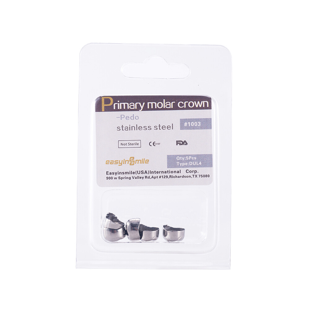 EASYINSMILE Dental Upper Left Temporary Crown Veneers Anterior Molars Teeth Caps